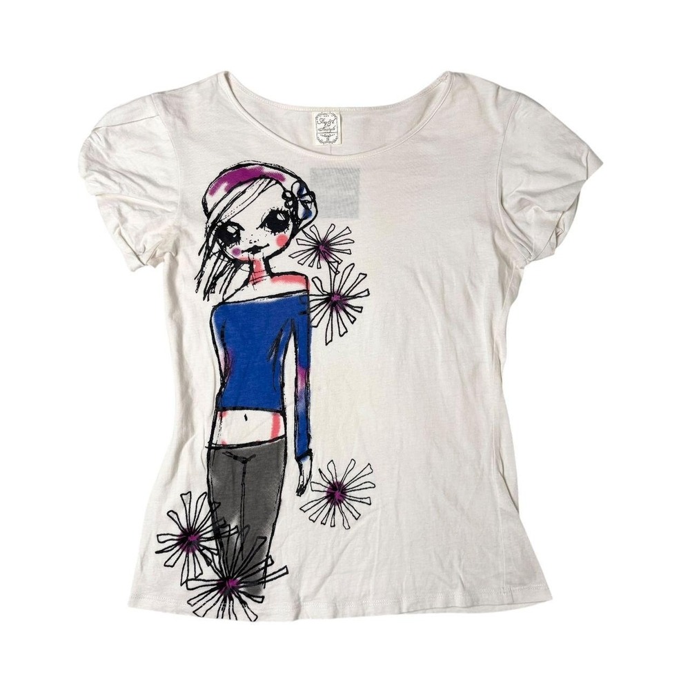 Instyle portrait graphic baby tee